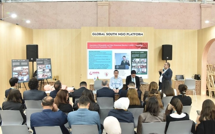 South NGO Platform Pavilyonunda, WUF13 sessiyası çərçivəsində Assosiasiya tərəfindən tədbir keçirilmişdir.